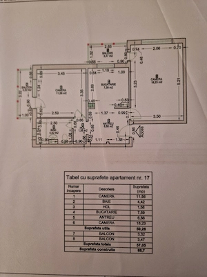 Apartament 2 camere 57 m decomandat - imagine 3