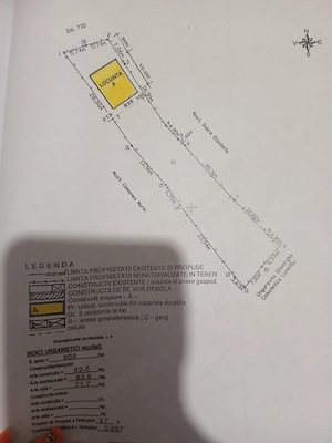 Vând teren în Davidești Argeș proiect +temelie+gard nou făcut în fața ! - imagine 4