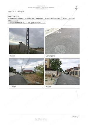 Teren 1.878 mp cu Autorizație pentru 7 Case P+1 | Pantelimon   Str. Eforie | Utilități | Lângă Lac  - imagine 4