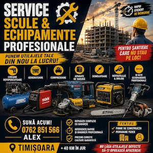 Service Reparații Scule și Utilaje Construcții Timișoara - Multibrand