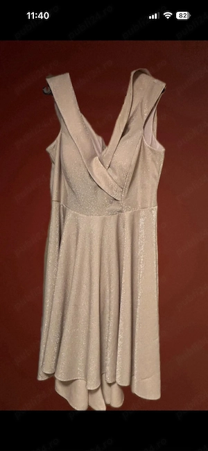 rochie eveniment roz pal