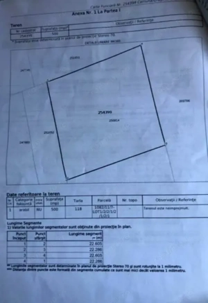 Teren 500 mp – KM 5, Constanța – zonă cu potențial de dezvoltare - imagine 1