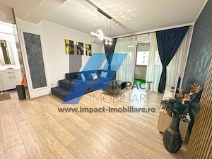 2 camere mobilate si utilate LUX, Brazda, etaj2 cu lift, centrala termica, bloc nou - imagine 7
