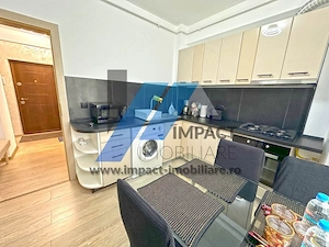 2 camere mobilate si utilate LUX, Brazda, etaj2 cu lift, centrala termica, bloc nou - imagine 6