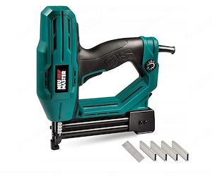 Pistol electric de capse și cuie New Master NTC0060 2 în 1 + 400 capse + 200 cuie