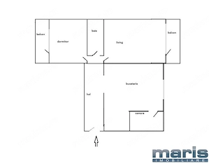 Vanzare apartament 2 camere Tudor Str. Rodniciei - imagine 7