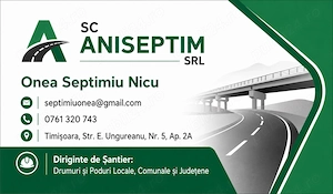 Firma de consultanta diriginte de Santier Drumuri si Poduri , intocmire Carte Tehnica a Constructiei