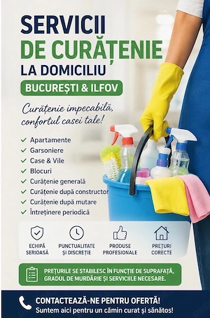 curatenie la domiciliu bucuresti-ilfov