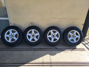 vând set anvelope fiat ducato cu jante aliaj. 215/75/16C