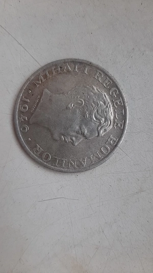 Moneda din argint regele Mihai I   25000 lei 1946