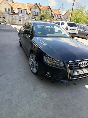 Audi A5 Coupe 2.7 TDI Automată 2011   Negru   200.000 km   - imagine 3