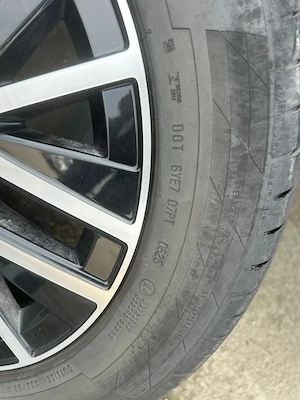 Jante R19 Mercedes GLC/GLE + 4 anvelope Continental 235/55R19 - imagine 3
