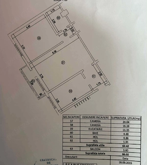 Apartament 2 camere Gradişte