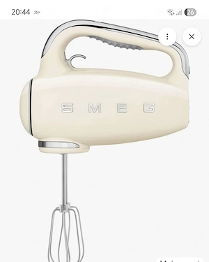 Mixer Smeg culoare cremoasa.