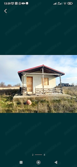 Inchiriez Cabana Casa 70mp cu pamant 10.000mp in Letca Noua, GR la o distanta de 39km de Bucuresti