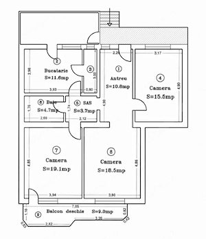 Apartament 3 camere decomandat, 86.50 mp, zona Iosefin - imagine 15