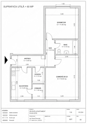 Apartament cu 2 camere - Parter - Decebal  - imagine 9