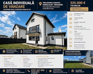 Vanzare  - Casa  Individuala  – Garaj – Prelungirea Ghencea – Margelelor – Bragadiru 225.000 Euro  -