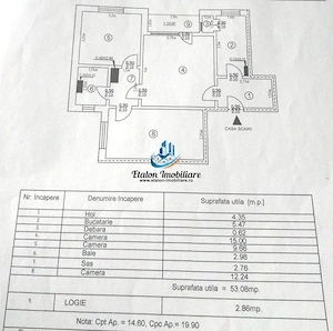 Apartament 3 camere semidecomandat, etaj 3, Piata Darmanesti - imagine 9