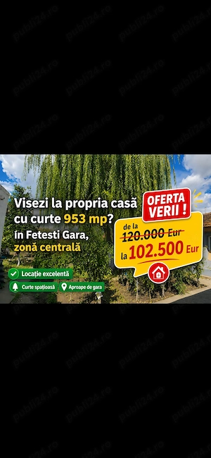Casa  de vânzare în Fetesti Gara  - imagine 5