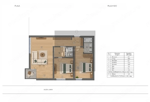 Apartament 3 camere - ONE Mamaia - etaj 1 -Aleea Lamia - imagine 4