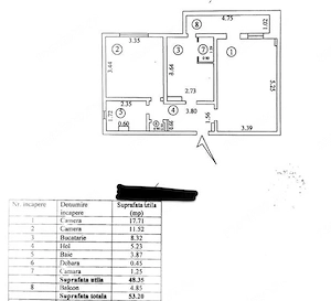 2 camere, decomandat, etaj 3/8, Mazepa 2 - imagine 10