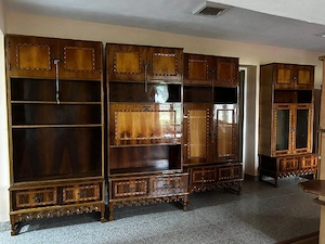 vand biblioteca furnir de nuc