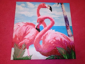 Tablouri handmade cu diamante 30x30 cm, pe sasiu de lemn