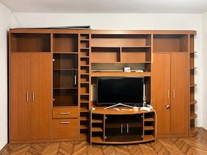 Bibliotecă modulară Mobexpert   Stare foarte bună, culoare cire