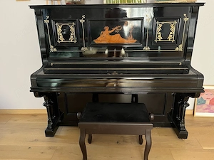 Pianină August Förster   restaurată, funcțională