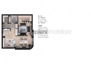 De vânzare apartament 2 camere, ultracentral, semifinisat - imagine 2