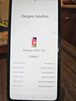 Samsung A52s 5G 6gb - 128gb