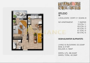Metrou Berceni 2 minute Ap 2 cam tip Studio - imagine 9