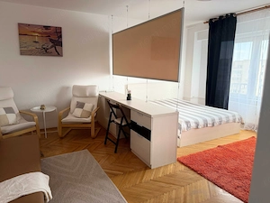 Studio modern 40 mp, renovat, boiler, 5 min metrou Piața Muncii, zona Decebal