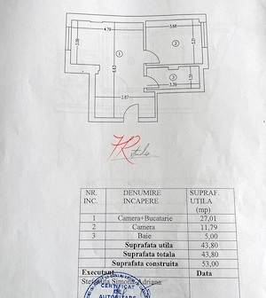 Vanzare apartament 2 camere, bloc nou - imagine 2