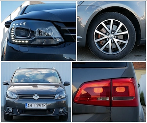 Volkswagen Touran Facelift | 2.0 TDI 177 CP | Automat DSG | HighLine | Impecabil | Intretinut - imagine 4