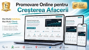 Promovare Platita & Optimizare SEO | Servicii SEO Profesionale | Google & Meta Ads pentru Afaceri