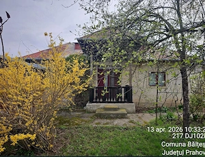 Casa si teren 5000 mp de vânzare, com.Bălțești, jud.Prahova