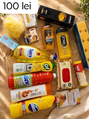 pachet produse de curatenie si igiena personala