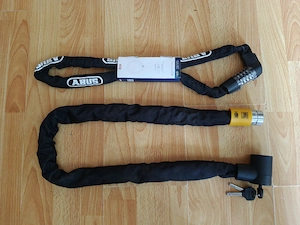 1.Antifurt bicicletă ELOPS lanț 920 L ART3, 2.Antifurt ABUS Tresor 1385 110 (Super Ofertă).
