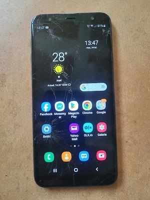 Samsung J 4 + crapat dar perfect functional
