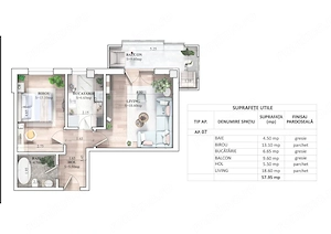 Apartament MODERN 2 camere intr un Complex Rezidential NOU la un SUPER PRET !! 