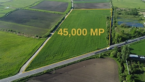 Teren 45.000 MP | PUZ APROBAT | DESCHIDERE 156 M LA DN11 | Prejmer - Brasov