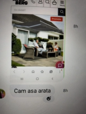 prelata de terasă nouă 