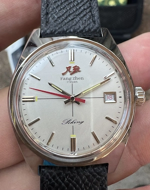 Merkur Watch White Dial Watch Metal Vintage Business Watches Hand wind Mechanical Watch for Men Relo