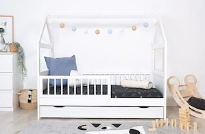 Pat căsuță copii Banaby ELIS 160x70cm + saltea inclusă