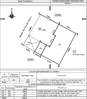 Proiect casă pe pământ   necesită renovare totală, curte 85 mp, garaj+anexa - imagine 10