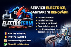 NEW ELECTROTERM CONSTRUCT SRL   Instalații electrice, termice și sanitare