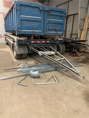Remorcă Wabco transport containere