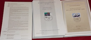 pt. colectionari sau incepatori Briefmarken-Ersttagsblätter 500 bucati - 1.000 ron pe alese 1.000